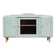 Art Deco sideboard in solid wood – Verdigris – 140 cm