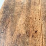 19th century walnut drapery table 2m1