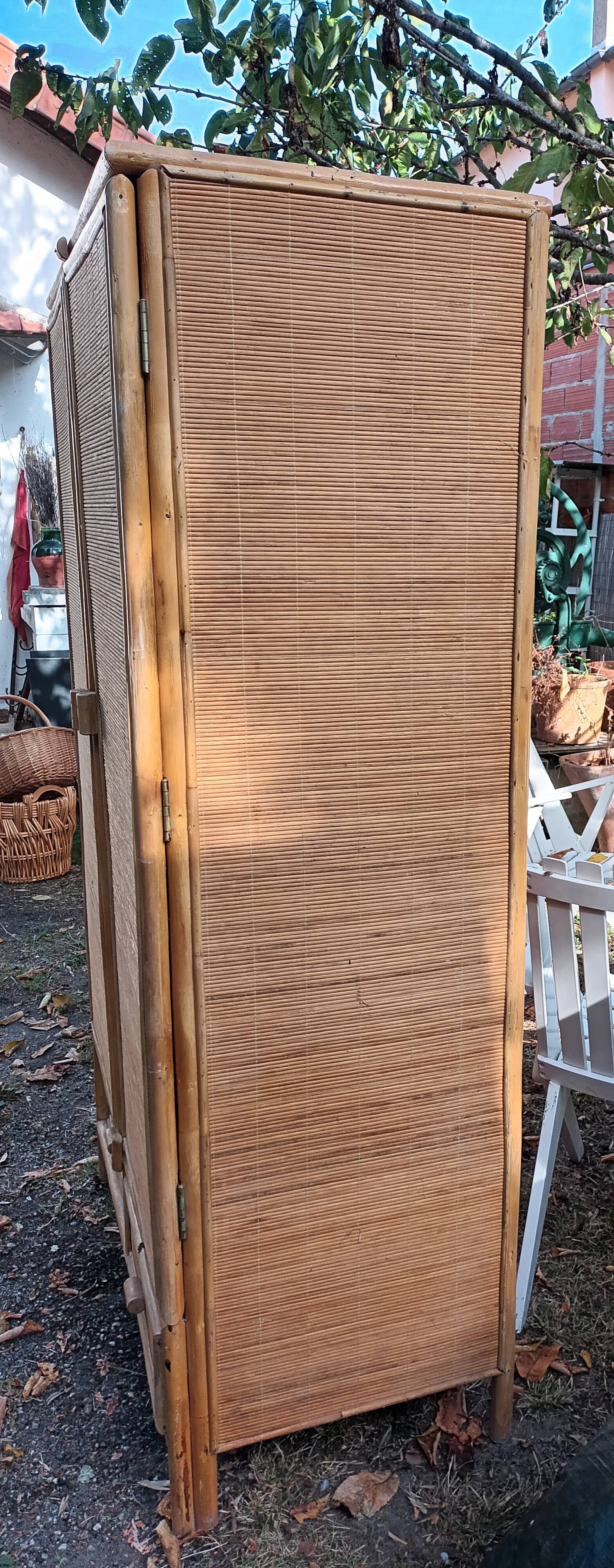 Bamboo wardrobe