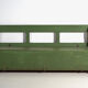 Antique painted pine bank safe – Central Europe, around 1900