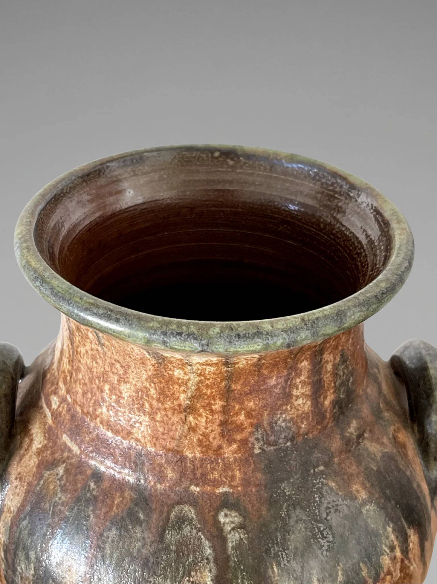 Vase Maurice Pitot en grès émaillé – Belgique – Années 60