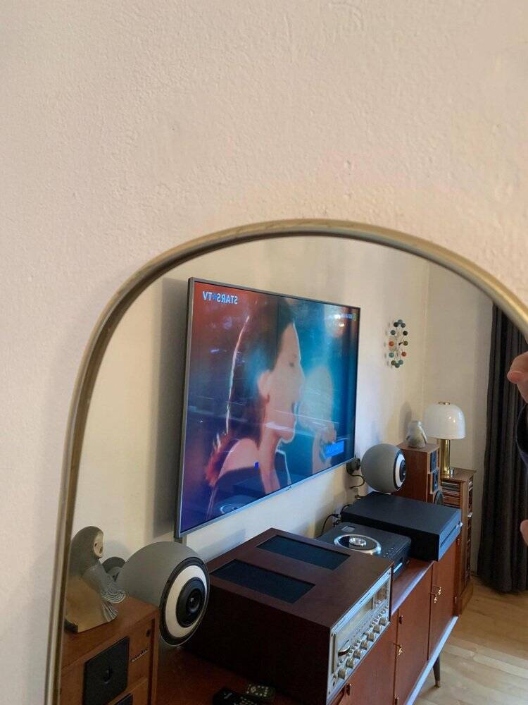 Mirror with gilt frame, 1970s