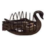 Service a toast with 6 silver-plated spoons.