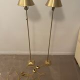 Brass floor lamps