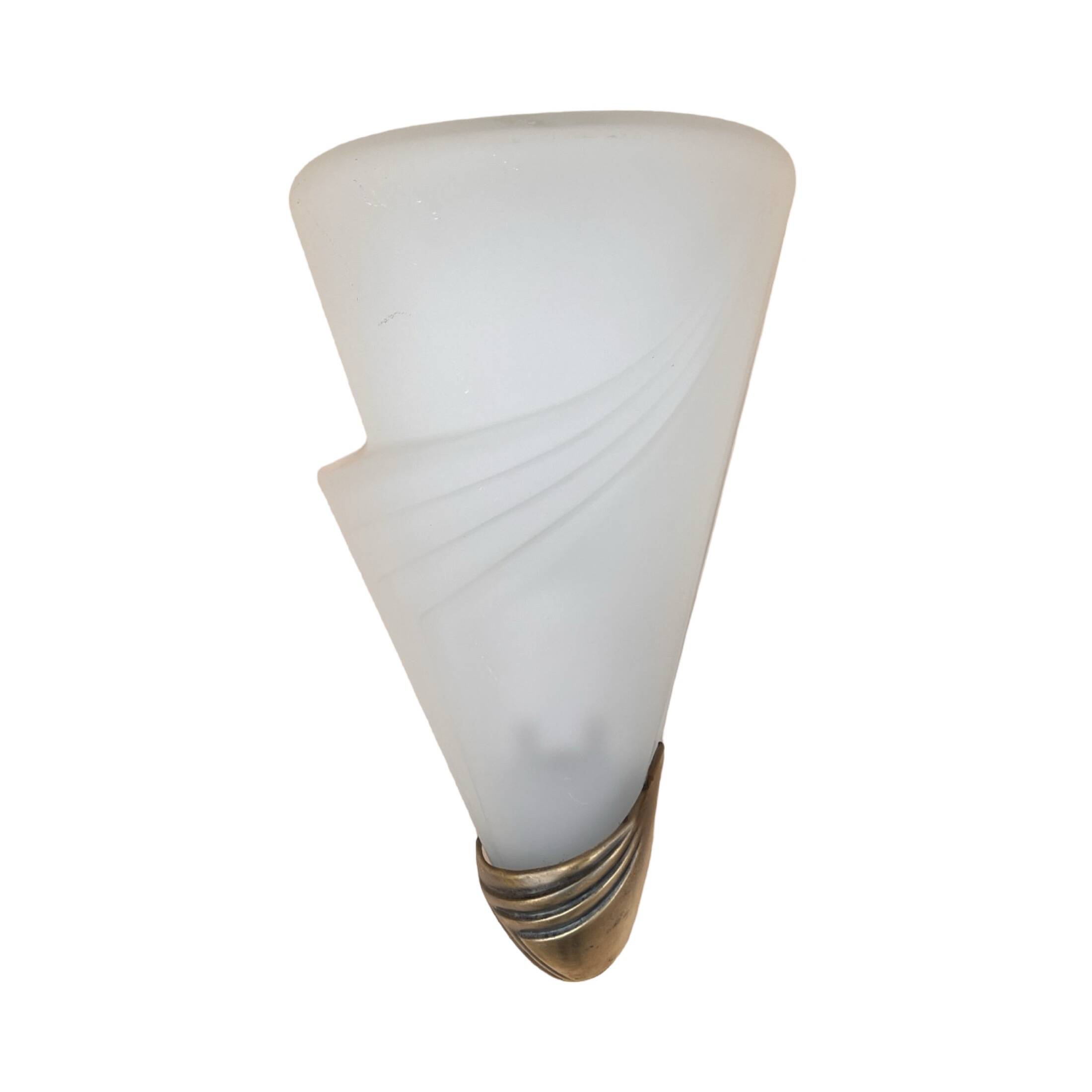 Art deco wall lamp Diana, Kasiński Poznań Poland, 1980s.