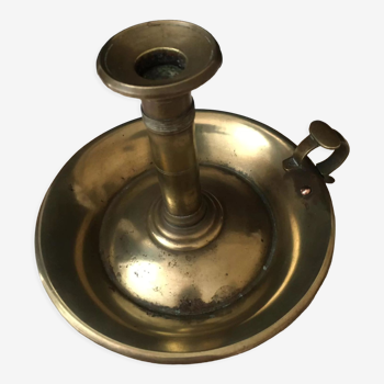 Brass cellar rat-de-cave with push button