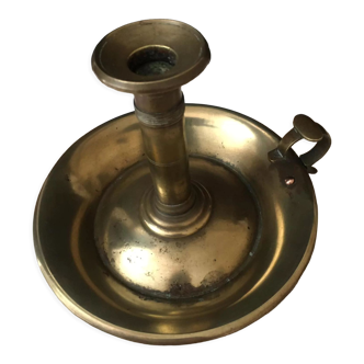 Brass cellar rat-de-cave with push button