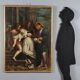 Ancient painting "Ecstasy of Saint Catherine of Siena" 17th century