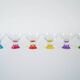 Set of dessert bowls, Italian design, 1980s, production: Italy