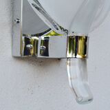 Set of 2 Murano wall lights by Franco Luce, 1970s