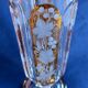 Vase forme chantournée avec  piedouche