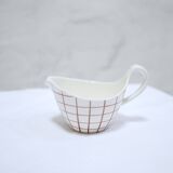 Saucière vintage ceramic pot by the Longchamp manufacture, France