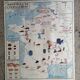 Vintage school map of France "Commerce and Clothing"