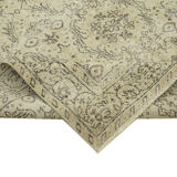 Handwoven vintage anatolian beige rug 186 cm x 290 cm - 38891