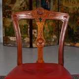 Set of four chairs of Victorian