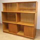 Vintage Oscar bookcase in oak, 1960s