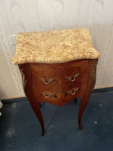 2 louis xv style bedside tables