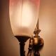 Pair of Art Deco pink wall sconces