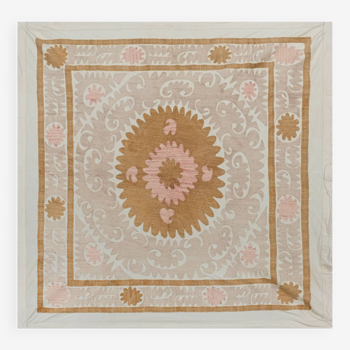 Tapis noué à la main, tapis turc vintage 142x143 cm