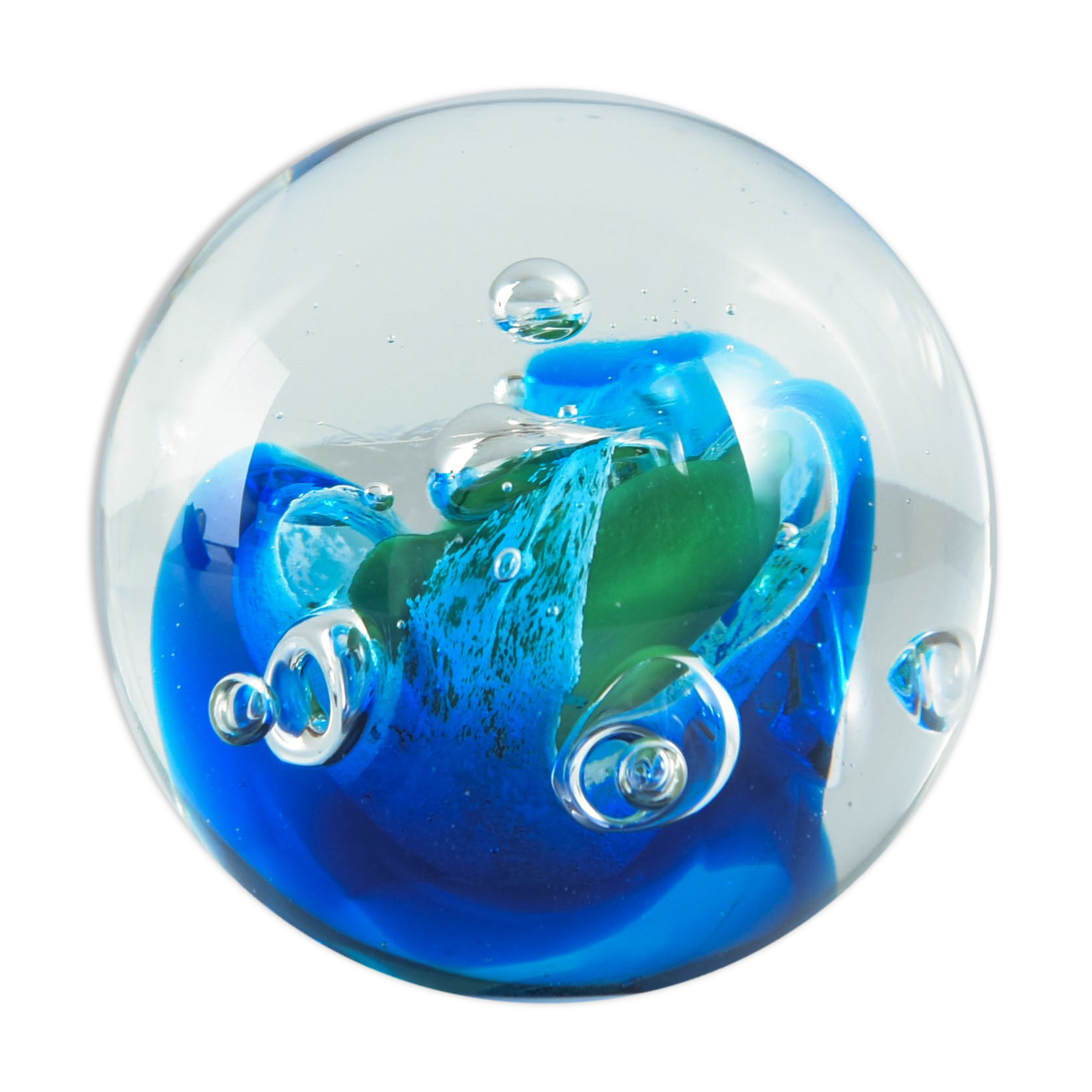 Boule décorative en verre