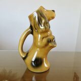 Ceramic “dog” pitcher 1960 1970