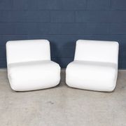 20thC ITALIAN PAIR OF BOOMERANG LOUNGE CHAIRS BY RODOLFO BONETTO FOR B-LINE