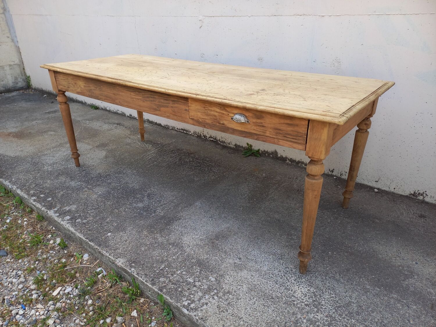 Table de ferme ancienne 200 cm