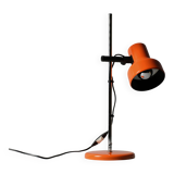 Vintage 1970s Belid MCM Orange Desk Lamp.