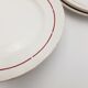 8 flat plates porcelain Saint Amand