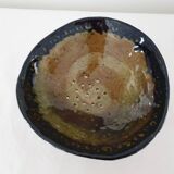 Ceramic strainer colander Signed René Nicole