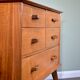 Midcentury Maple&Co sideboard in walnut, modern