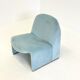 Anonima Castelli Alky armchair in baby blue velvet