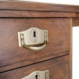 Dressing table with a triptych mirror