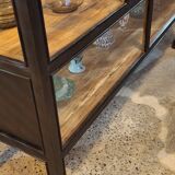 Vitrine ancienne sur pieds