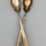 Paire de couverts argent et vermeil poincon cupidon 177 grammes xix eme