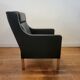 Vintage wingback chair 2431 with ottoman by Børge Mogensen for Fredericia