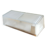 Holophane wall lamp n°19748 in compressed glass