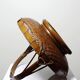 Grand panier à offrandes en bambou asiatique vintage 1920–1950