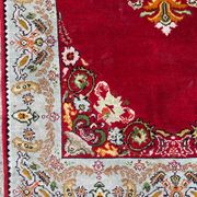 Tapis vintage turc en soie fait main 74x146 cm
