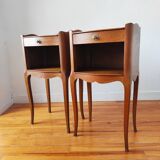 Paire de tables de chevet style Louis XV