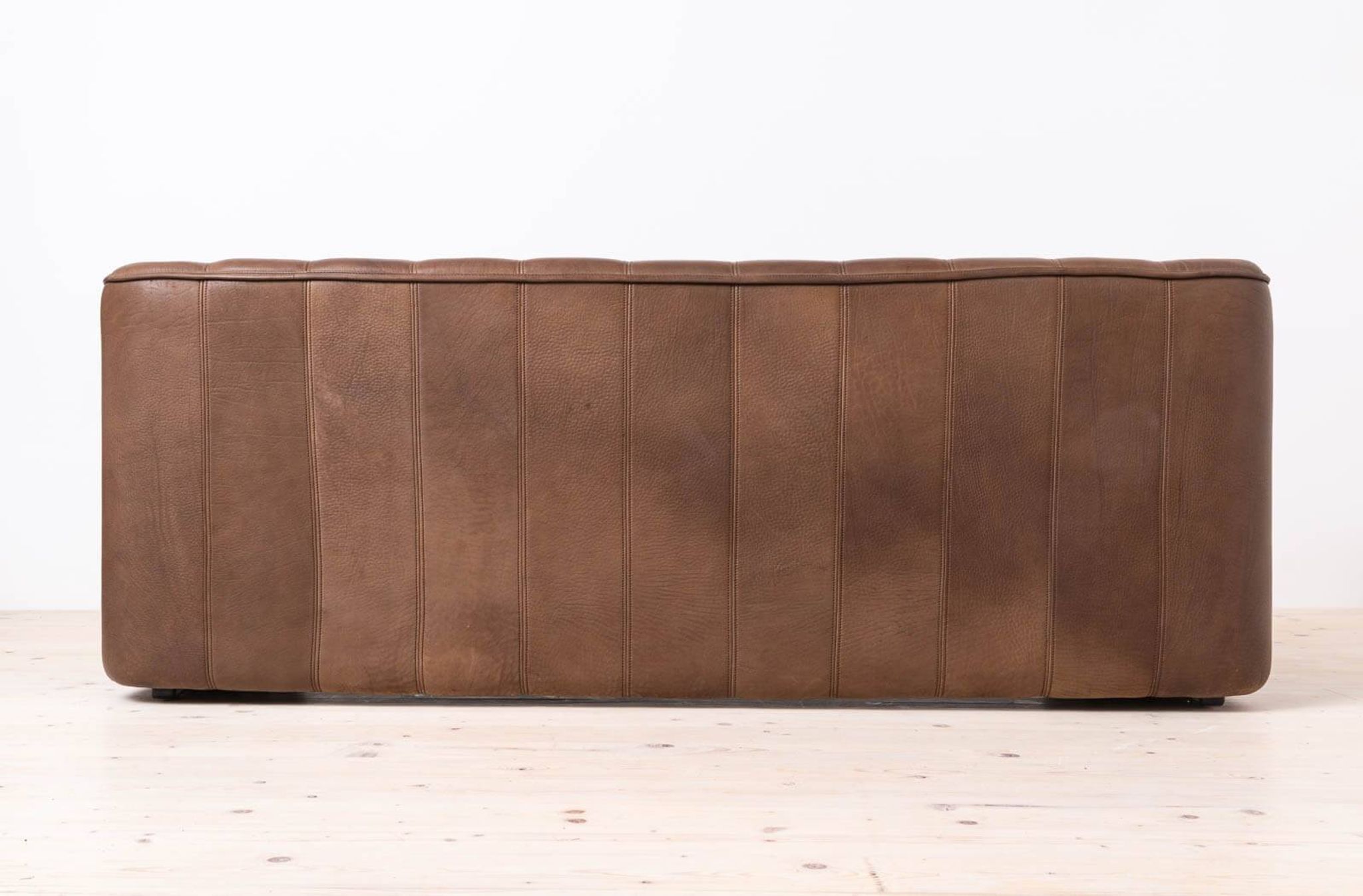 Vintage Leather Sofa, De Sede, Switzerland, Model DS 44, 1970s