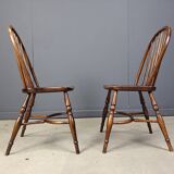 Ensemble de 8 chaises de salle à manger vintage Ercol, années 1950