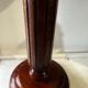 Antique mahogany pedestal in Empire style – side table / plant stand H 5