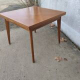 Vintage square table with extensions