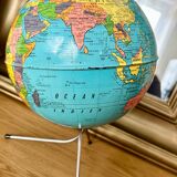 Tripod world globe map