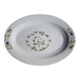 Old large oval serving dish in Moustiers earthenware.