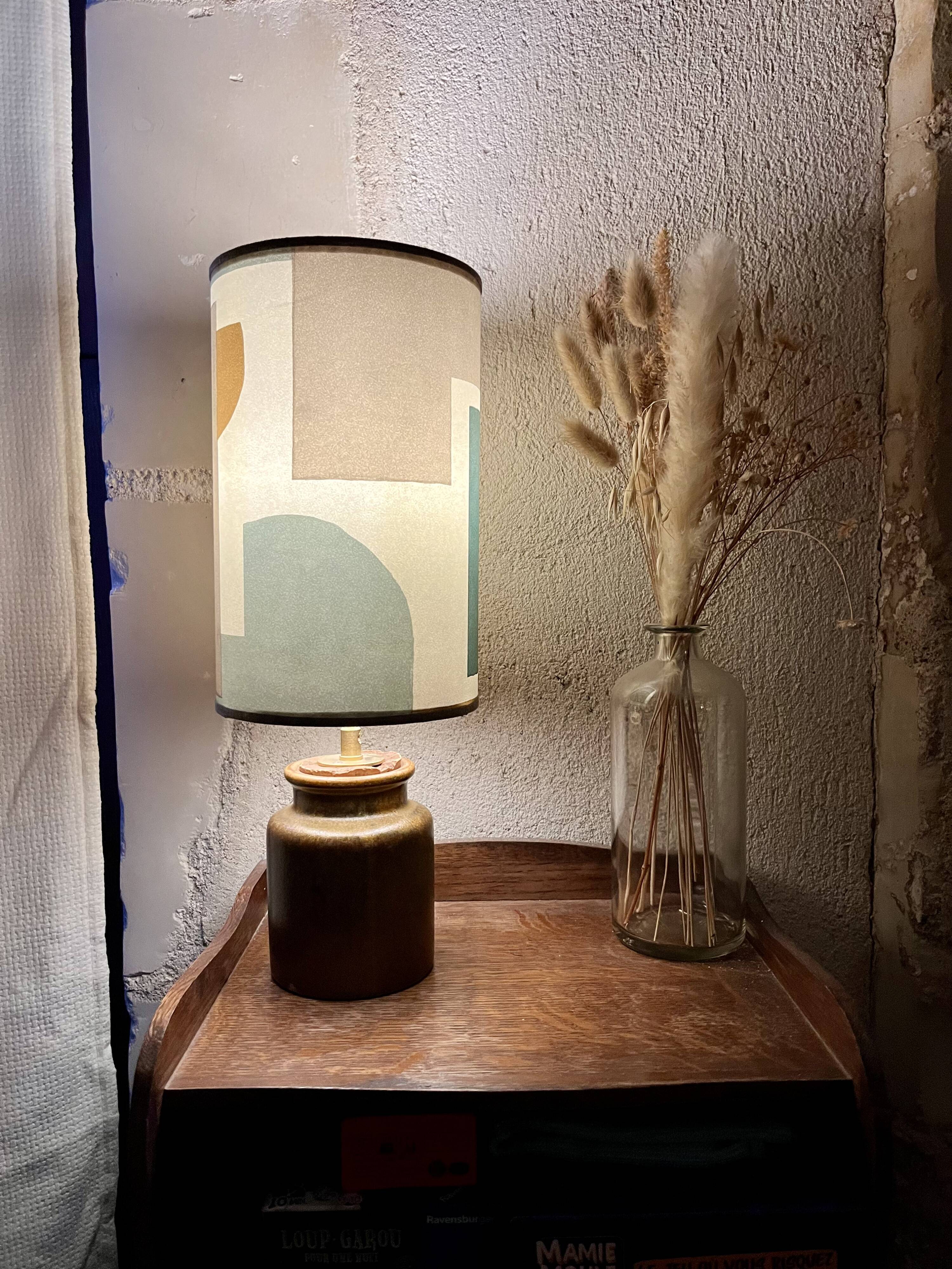 Handcrafted lamp - Potted