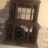 Wooden birdcage