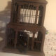 Wooden birdcage