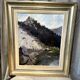 Oil on canvas representing a lake signed lucien wolff alsacian painter